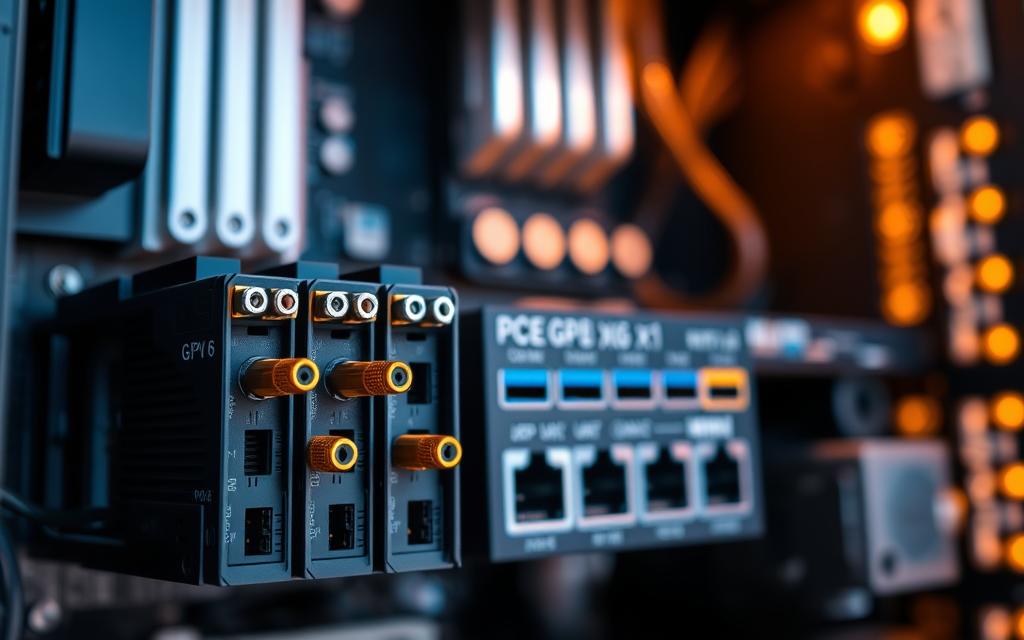 GPU expansion slots and connectivity options