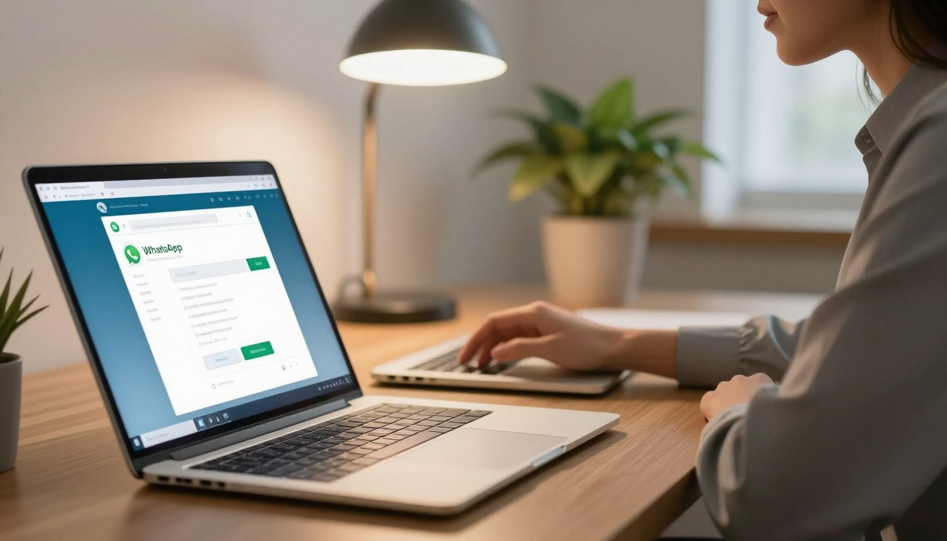 Windows 7 computer attempting browser-based WhatsApp access